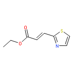 2-Propenoic acid, 3-(2-thiazolyl)-, ethyl ester, (2E)-