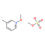 1-methoxy-3-methyl-pyridinium, methyl sulfate