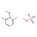 1-methoxy-2,6-dimethylpyridinium methyl sulfate