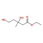 Pentanoic acid, 3,5-dihydroxy-3-methyl-, ethyl ester