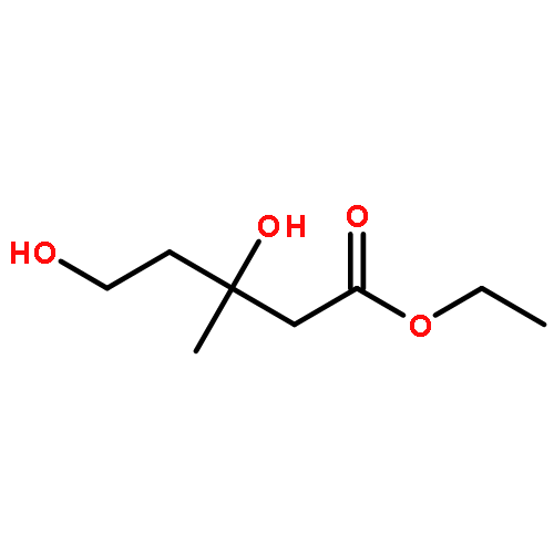 Pentanoic acid, 3,5-dihydroxy-3-methyl-, ethyl ester