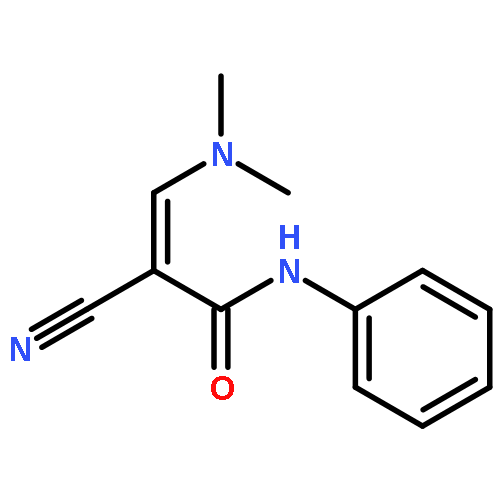 2-Propenamide, 2-cyano-3-(dimethylamino)-N-phenyl-