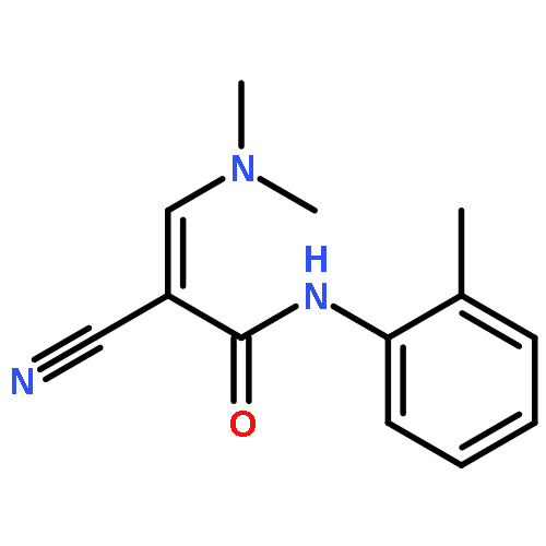 2-Propenamide, 2-cyano-3-(dimethylamino)-N-(2-methylphenyl)-