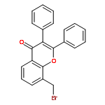 4H-1-Benzopyran-4-one, 8-(bromomethyl)-2,3-diphenyl-