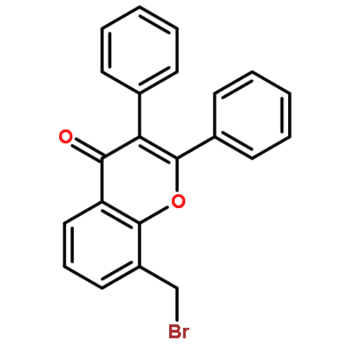 4H-1-Benzopyran-4-one, 8-(bromomethyl)-2,3-diphenyl-