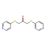 2-Propanone, 1,3-bis(4-pyridinylthio)-