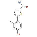 2-Thiophenecarboxamide, 5-(4-hydroxy-2-methylphenyl)-