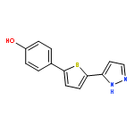 PHENOL, 4-[5-(1H-PYRAZOL-3-YL)-2-THIENYL]-