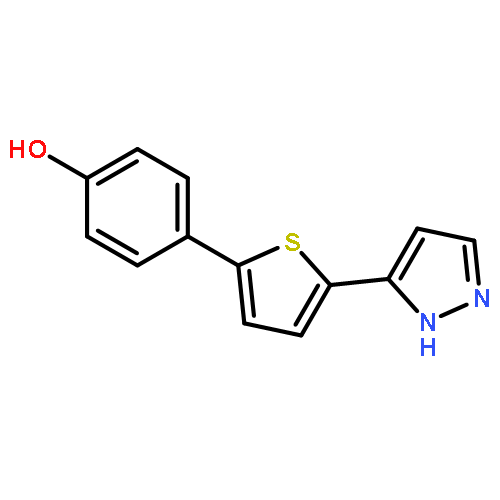 PHENOL, 4-[5-(1H-PYRAZOL-3-YL)-2-THIENYL]-