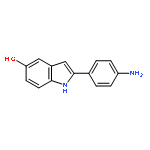 1H-Indol-5-ol, 2-(4-aminophenyl)-