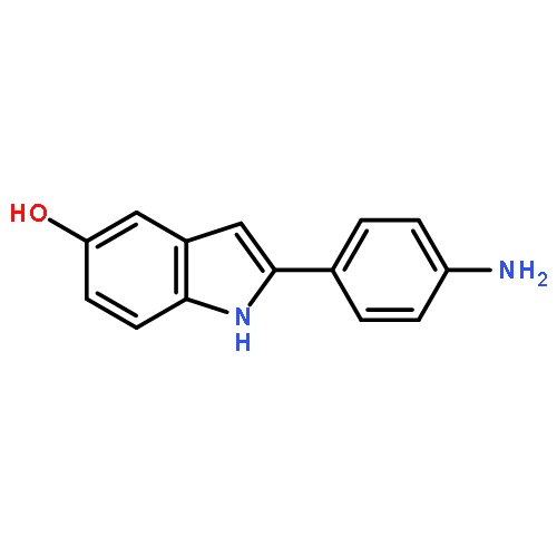 1H-Indol-5-ol, 2-(4-aminophenyl)-