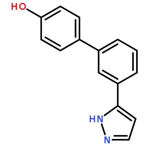 [1,1'-BIPHENYL]-4-OL, 3'-(1H-PYRAZOL-3-YL)-