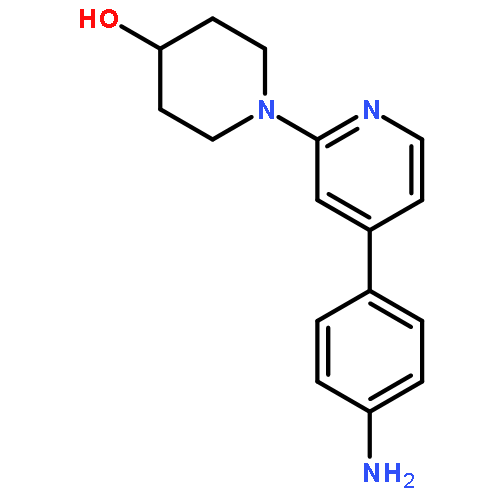 4-Piperidinol, 1-[4-(4-aminophenyl)-2-pyridinyl]-