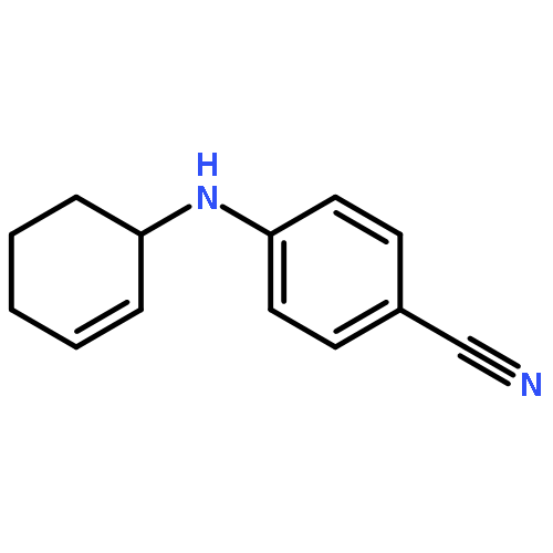 BENZONITRILE, 4-(2-CYCLOHEXEN-1-YLAMINO)-