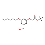 Acetic acid, [3-(hexyloxy)-5-(hydroxymethyl)phenoxy]-, 1,1-dimethylethylester