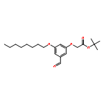 Acetic acid, [3-formyl-5-(octyloxy)phenoxy]-, 1,1-dimethylethyl ester