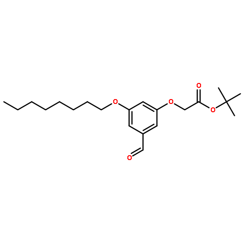 Acetic acid, [3-formyl-5-(octyloxy)phenoxy]-, 1,1-dimethylethyl ester