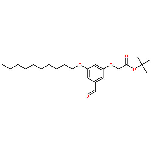 Acetic acid, [3-(decyloxy)-5-formylphenoxy]-, 1,1-dimethylethyl ester