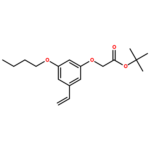 Acetic acid, (3-butoxy-5-ethenylphenoxy)-, 1,1-dimethylethyl ester