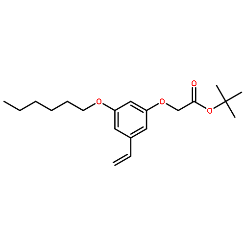 Acetic acid, [3-ethenyl-5-(hexyloxy)phenoxy]-, 1,1-dimethylethyl ester