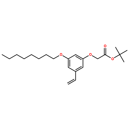 Acetic acid, [3-ethenyl-5-(octyloxy)phenoxy]-, 1,1-dimethylethyl ester