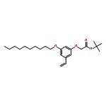 Acetic acid, [3-(decyloxy)-5-ethenylphenoxy]-, 1,1-dimethylethyl ester