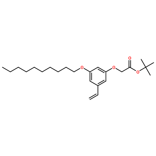 Acetic acid, [3-(decyloxy)-5-ethenylphenoxy]-, 1,1-dimethylethyl ester