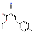 2-Propenoic acid, 2-cyano-3-[(4-iodophenyl)amino]-, ethyl ester, (2Z)-