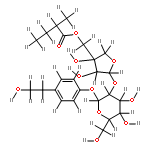 4-(2-hydroxyethyl)phenyl 5-O-((2S)-2-methylbutyryl)-beta-D-apiofuranosyl(1->2)-beta-D-glucopyranoside