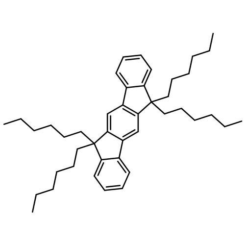 Indeno[1,2-b]fluorene, 6,6,12,12-tetrahexyl-6,12-dihydro-