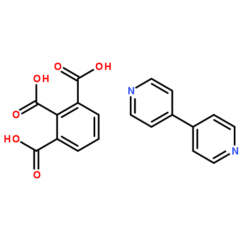 1,2,3-Benzenetricarboxylic acid, compd. with 4,4'-bipyridine (1:1)