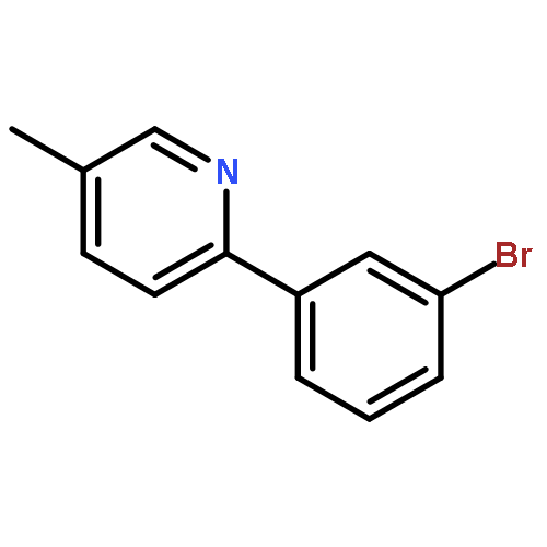 Pyridine, 2-(3-bromophenyl)-5-methyl-