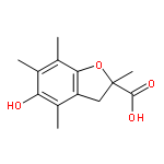 2-BENZOFURANCARBOXYLIC ACID, 2,3-DIHYDRO-5-HYDROXY-2,4,6,7-TETRAMETHYL-