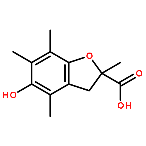 2-BENZOFURANCARBOXYLIC ACID, 2,3-DIHYDRO-5-HYDROXY-2,4,6,7-TETRAMETHYL-