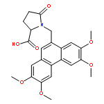 L-Proline, 5-oxo-1-[(2,3,6,7-tetramethoxy-9-phenanthrenyl)methyl]-