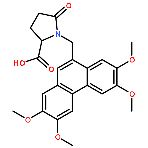 L-Proline, 5-oxo-1-[(2,3,6,7-tetramethoxy-9-phenanthrenyl)methyl]-