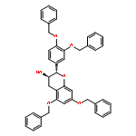 (-)-(2S,3R)-5,7-bis(benzyloxy)-2-[3,4-bis(benzyloxy)phenyl]chroman-3-ol