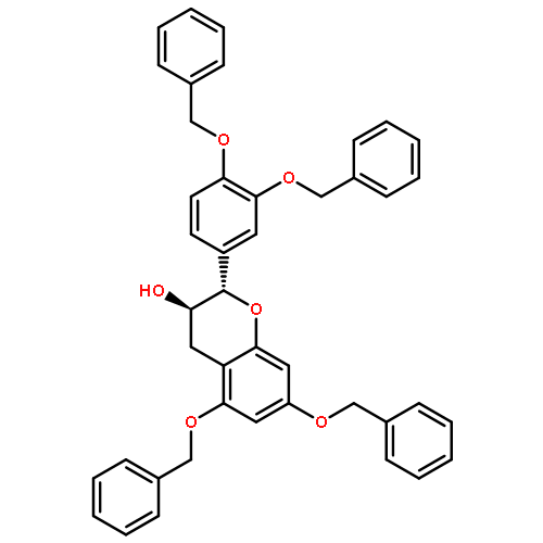 (-)-(2S,3R)-5,7-bis(benzyloxy)-2-[3,4-bis(benzyloxy)phenyl]chroman-3-ol