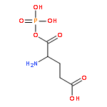 Pentanoic acid, 4-amino-5-oxo-5-(phosphonooxy)-, (4S)-