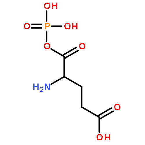 Pentanoic acid, 4-amino-5-oxo-5-(phosphonooxy)-, (4S)-