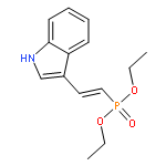 Phosphonic acid, [(1E)-2-(1H-indol-3-yl)ethenyl]-, diethyl ester