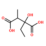 Butanedioic acid, 2-ethyl-2-hydroxy-3-methyl-, (2R,3S)-