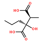 BUTANEDIOIC ACID, 2-HYDROXY-3-METHYL-2-PROPYL-, (2R,3S)-