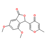 1(3H)-Isobenzofuranone,4,6-dimethoxy-3-(6-methyl-4-oxo-4H-pyran-3-yl)-, (3R)-