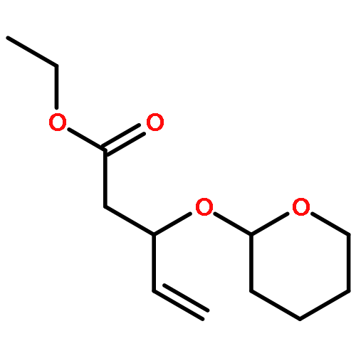 4-Pentenoic acid, 3-[(tetrahydro-2H-pyran-2-yl)oxy]-, ethyl ester