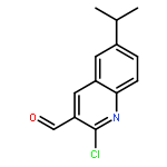 3-Quinolinecarboxaldehyde, 2-chloro-6-(1-methylethyl)-