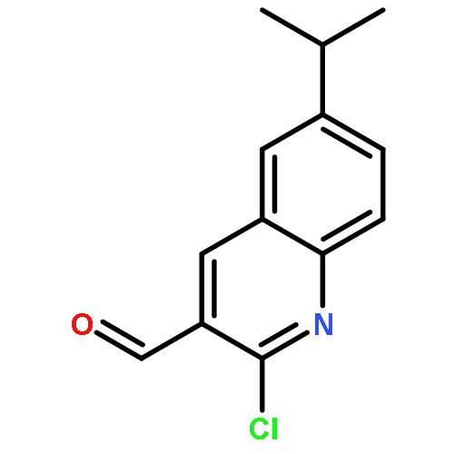 3-Quinolinecarboxaldehyde, 2-chloro-6-(1-methylethyl)-