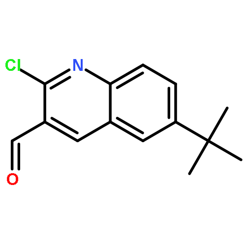 3-Quinolinecarboxaldehyde, 2-chloro-6-(1,1-dimethylethyl)-