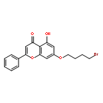 4H-1-Benzopyran-4-one, 7-(4-bromobutoxy)-5-hydroxy-2-phenyl-