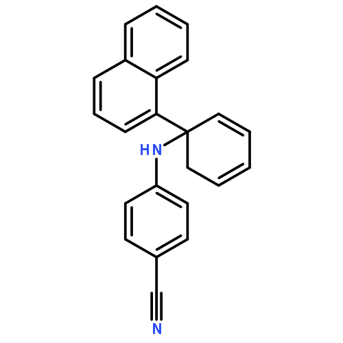 Benzonitrile, 4-(1-naphthalenylphenylamino)-